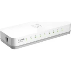 D Link 8 Port 10/100Mbps Desktop Switch