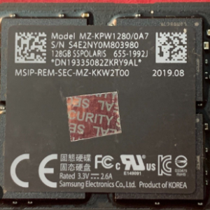 APPLE 128GB SSPOLARIS 655-1992J SSD HARD DİSK (MZKPW1280/0A7)